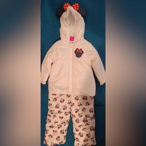 Brand Minnie Mouse Snowsuit sz 2T
